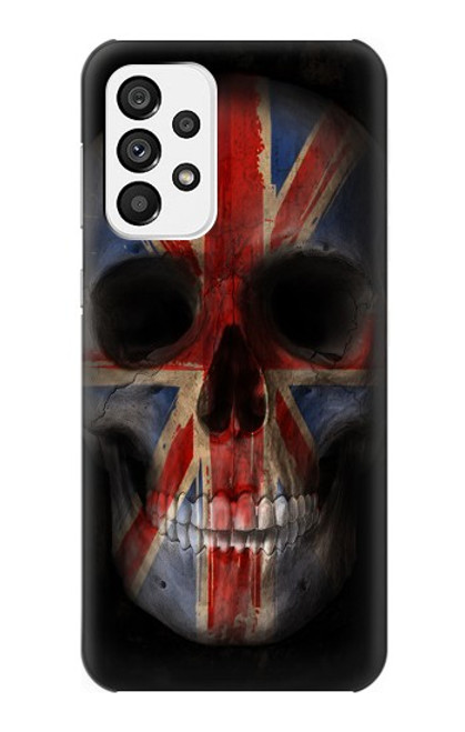 S3848 United Kingdom Flag Skull Hülle Schutzhülle Taschen für Samsung Galaxy A73 5G