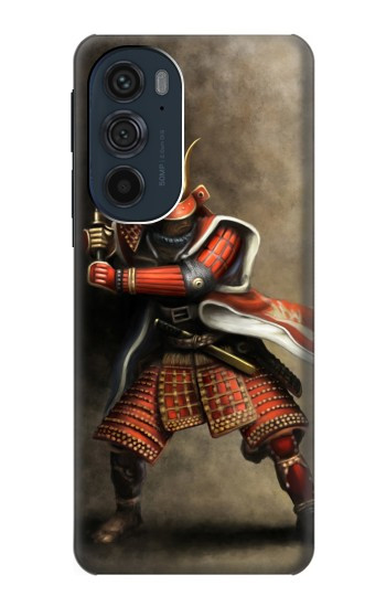 S0796 Japan Red Samurai Hülle Schutzhülle Taschen für Motorola Edge 30 Pro