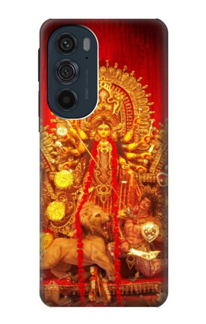 S1030 Hindu God Durga Puja Hülle Schutzhülle Taschen für Motorola Edge 30 Pro