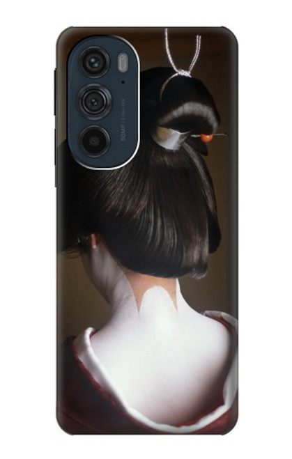S1337 Japan Geisha Neck Hülle Schutzhülle Taschen für Motorola Edge 30 Pro