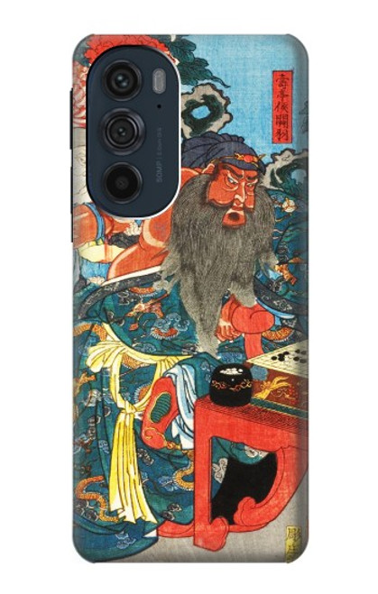S1826 Utagawa Kuniyoshi Guan Yu Hülle Schutzhülle Taschen für Motorola Edge 30 Pro