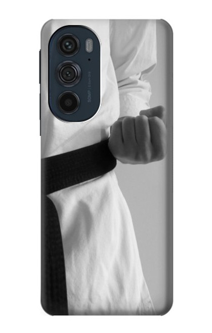 S1931 Black Belt Karate Hülle Schutzhülle Taschen für Motorola Edge 30 Pro