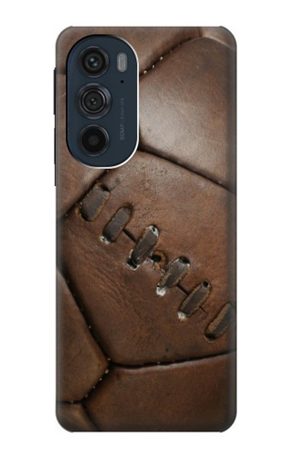 S2661 Leather Soccer Football Graphic Hülle Schutzhülle Taschen für Motorola Edge 30 Pro