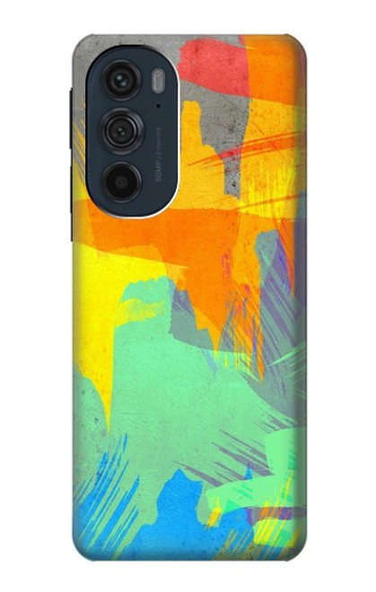 S3423 Brush Stroke Hülle Schutzhülle Taschen für Motorola Edge 30 Pro