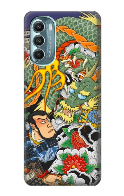 S0454 Japan Tattoo Hülle Schutzhülle Taschen für Motorola Moto G Stylus 5G (2022)