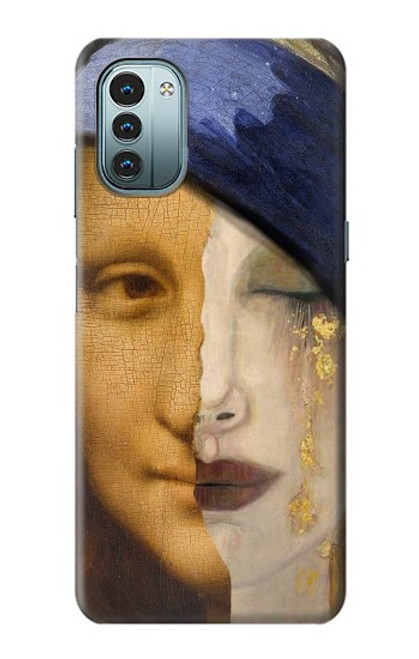 S3853 Mona Lisa Gustav Klimt Vermeer Hülle Schutzhülle Taschen für Nokia G11, G21