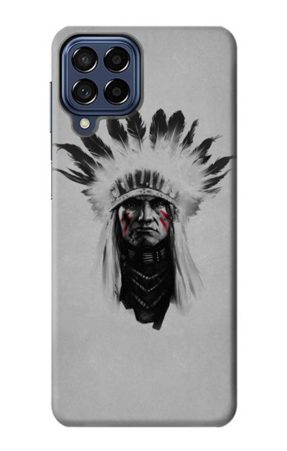 S0451 Indian Chief Hülle Schutzhülle Taschen für Samsung Galaxy M53
