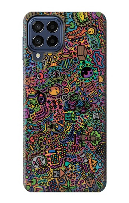 S3815 Psychedelic Art Hülle Schutzhülle Taschen für Samsung Galaxy M53