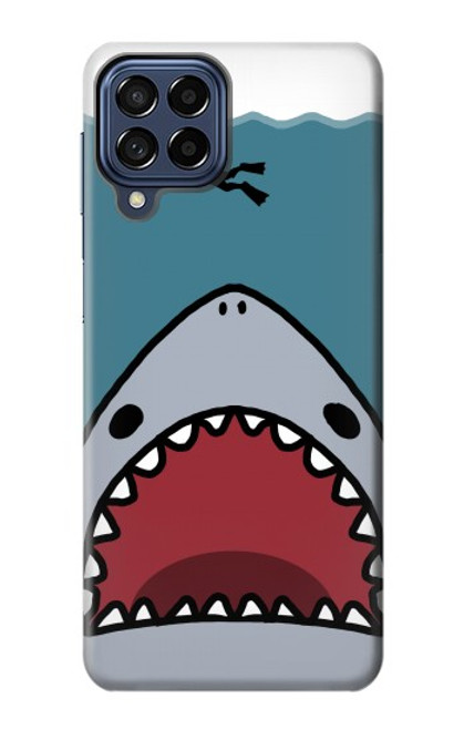 S3825 Cartoon Shark Sea Diving Hülle Schutzhülle Taschen für Samsung Galaxy M53