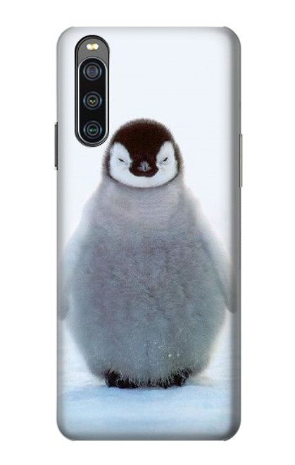 S1075 Penguin Ice Hülle Schutzhülle Taschen für Sony Xperia 10 IV