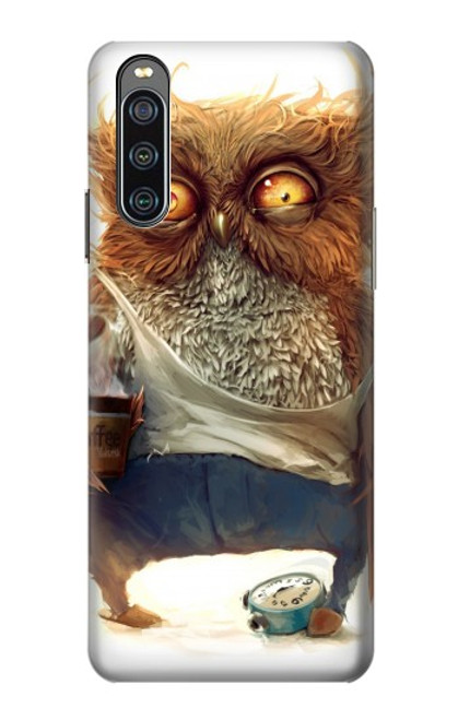 S1133 Wake up Owl Hülle Schutzhülle Taschen für Sony Xperia 10 IV