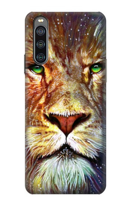 S1354 Lion Hülle Schutzhülle Taschen für Sony Xperia 10 IV