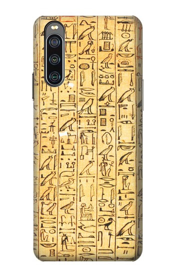 S1625 Egyptian Coffin Texts Hülle Schutzhülle Taschen für Sony Xperia 10 IV