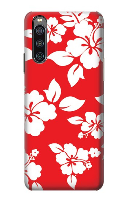 S1949 Hawaiian Hibiscus Pattern Hülle Schutzhülle Taschen für Sony Xperia 10 IV