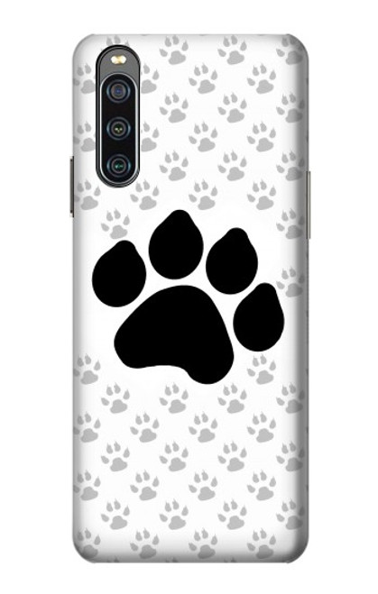 S2355 Paw Foot Print Hülle Schutzhülle Taschen für Sony Xperia 10 IV