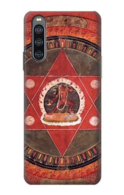 S2464 Tibetan Mandala of the Naropa Tradition Hülle Schutzhülle Taschen für Sony Xperia 10 IV