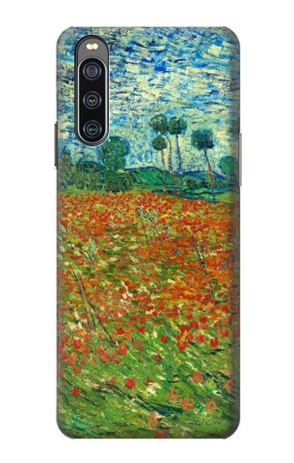 S2681 Field Of Poppies Vincent Van Gogh Hülle Schutzhülle Taschen für Sony Xperia 10 IV