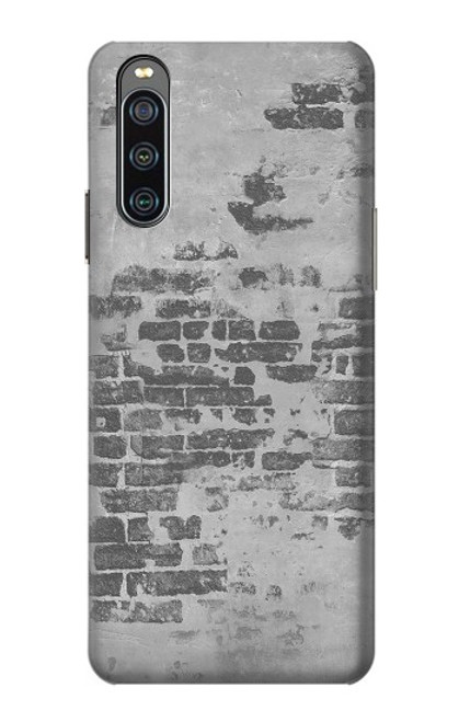 S3093 Old Brick Wall Hülle Schutzhülle Taschen für Sony Xperia 10 IV