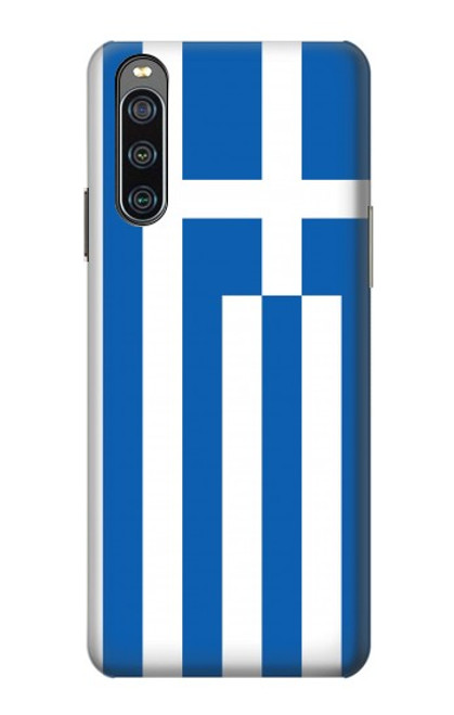 S3102 Flag of Greece Hülle Schutzhülle Taschen für Sony Xperia 10 IV