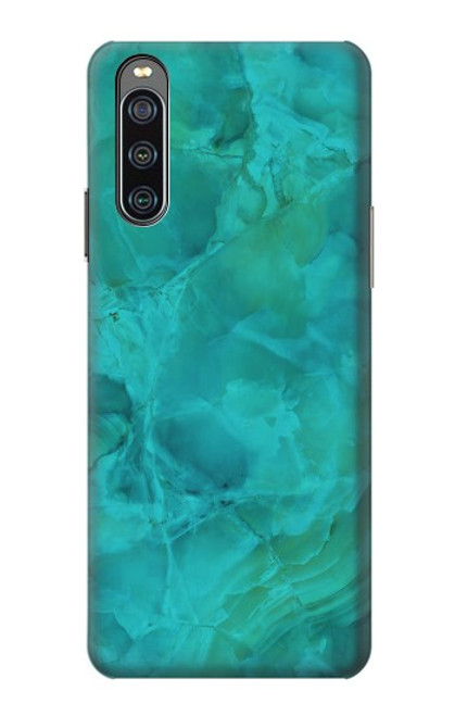 S3147 Aqua Marble Stone Hülle Schutzhülle Taschen für Sony Xperia 10 IV