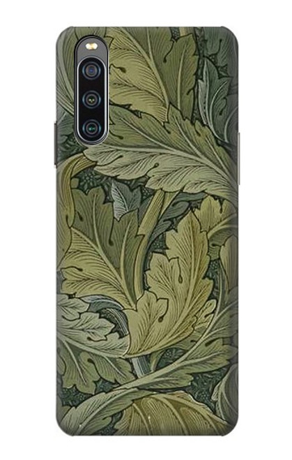 S3790 William Morris Acanthus Leaves Hülle Schutzhülle Taschen für Sony Xperia 10 IV