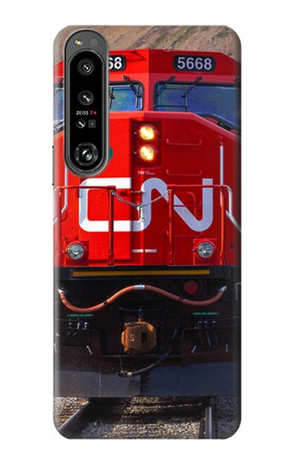 S2774 Train Canadian National Railway Hülle Schutzhülle Taschen für Sony Xperia 1 IV