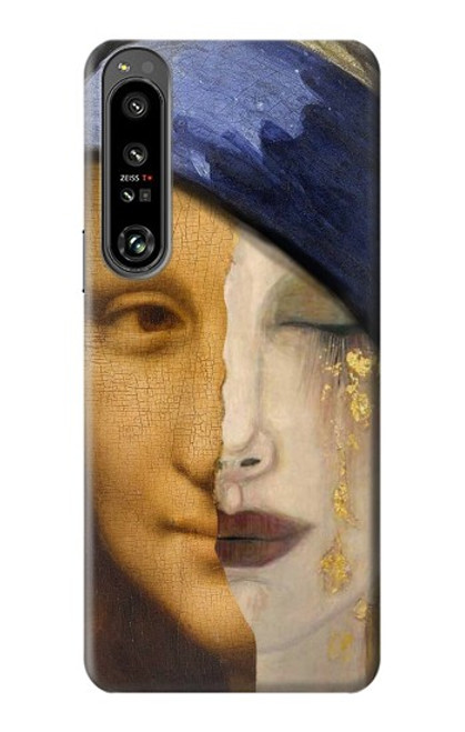 S3853 Mona Lisa Gustav Klimt Vermeer Hülle Schutzhülle Taschen für Sony Xperia 1 IV