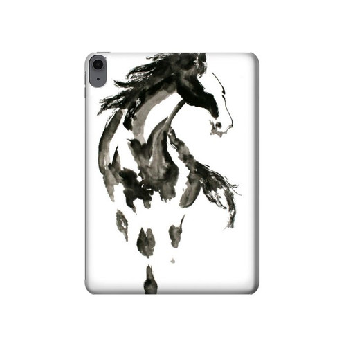 S1031 Horse Paintbrush Hülle Schutzhülle Taschen für iPad Air (2020, 2022), Air 11 (2024,2025,2026), Pro 11 (2022)