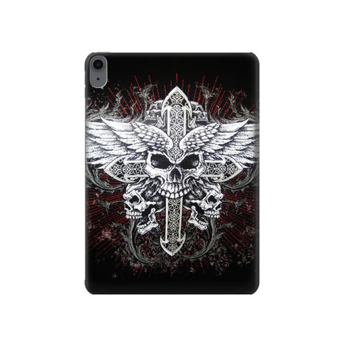 S1434 Skull Wing Tattoo Biker Hülle Schutzhülle Taschen für iPad Air (2020, 2022), Air 11 (2024,2025,2026), Pro 11 (2022)
