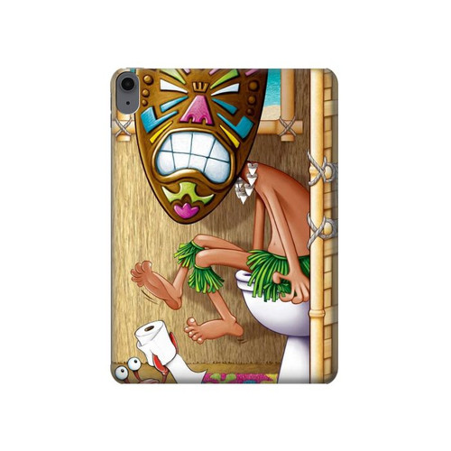S1702 Tiki Man Toilet Hülle Schutzhülle Taschen für iPad Air (2020, 2022), Air 11 (2024,2025,2026), Pro 11 (2022)