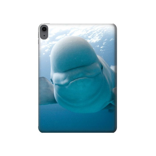 S1801 Beluga Whale Smile Whale Hülle Schutzhülle Taschen für iPad Air (2022, 2020), Air 11 (2024), Pro 11 (2022)