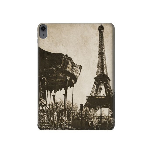 S2174 Eiffel Tower Vintage Paris Hülle Schutzhülle Taschen für iPad Air (2022, 2020), Air 11 (2024,2025), Pro 11 (2022)