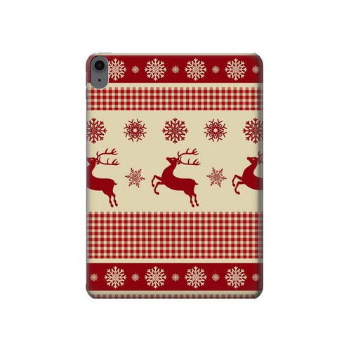S2310 Christmas Snow Reindeers Hülle Schutzhülle Taschen für iPad Air (2020, 2022), Air 11 (2024,2025,2026), Pro 11 (2022)