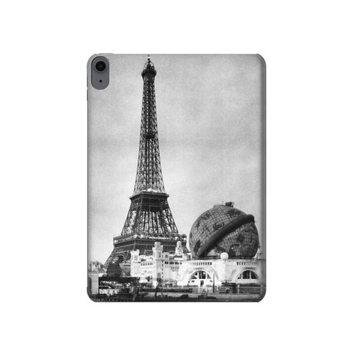 S2350 Old Paris Eiffel Tower Hülle Schutzhülle Taschen für iPad Air (2020, 2022), Air 11 (2024,2025,2026), Pro 11 (2022)