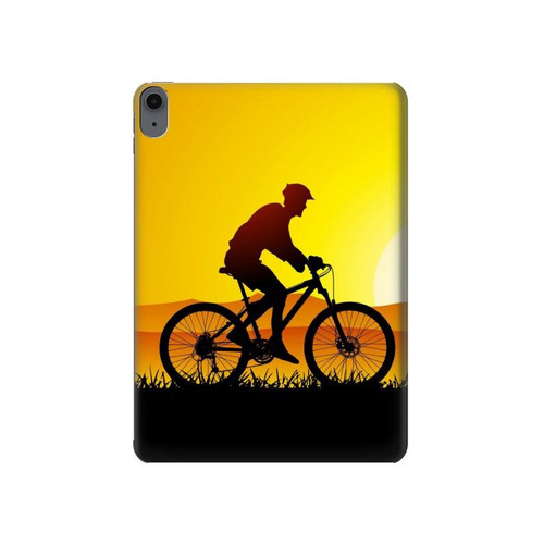 S2385 Bicycle Bike Sunset Hülle Schutzhülle Taschen für iPad Air (2022, 2020), Air 11 (2024,2025), Pro 11 (2022)