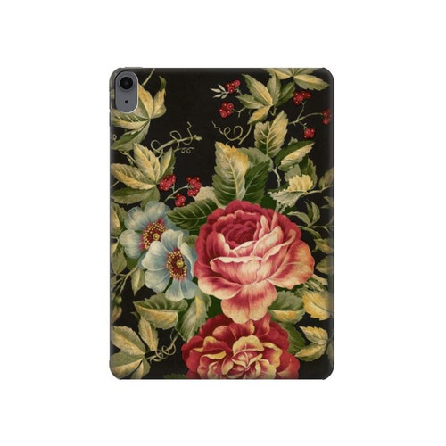 S3013 Vintage Antique Roses Hülle Schutzhülle Taschen für iPad Air (2020, 2022), Air 11 (2024,2025,2026), Pro 11 (2022)