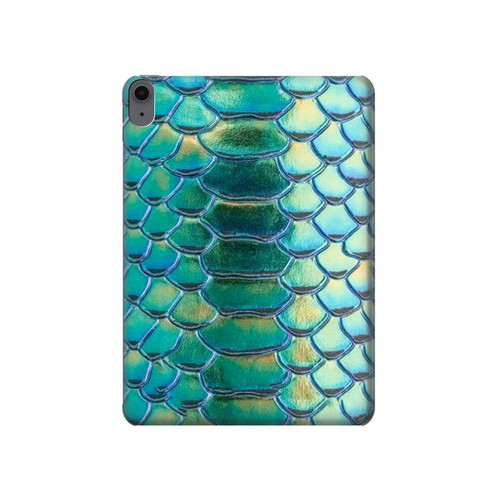 S3414 Green Snake Scale Graphic Print Hülle Schutzhülle Taschen für iPad Air (2020, 2022), Air 11 (2024,2025,2026), Pro 11 (2022)