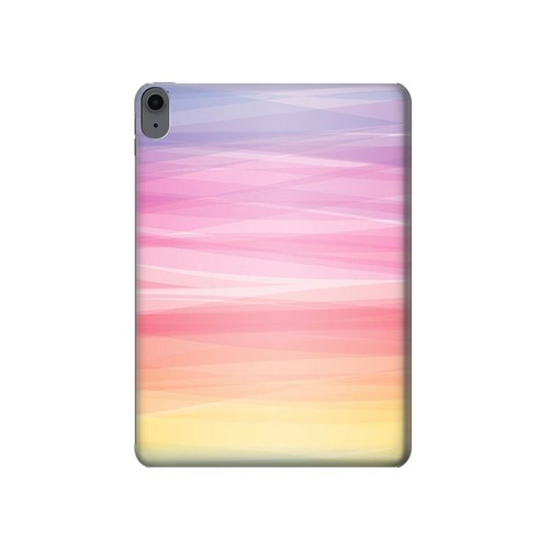 S3507 Colorful Rainbow Pastel Hülle Schutzhülle Taschen für iPad Air (2020, 2022), Air 11 (2024,2025,2026), Pro 11 (2022)