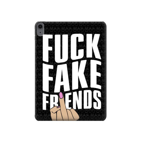 S3598 Middle Finger Fuck Fake Friend Hülle Schutzhülle Taschen für iPad Air (2022, 2020), Air 11 (2024,2025), Pro 11 (2022)