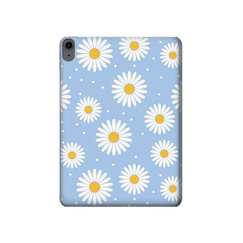 S3681 Daisy Flowers Pattern Hülle Schutzhülle Taschen für iPad Air (2020, 2022), Air 11 (2024,2025,2026), Pro 11 (2022)