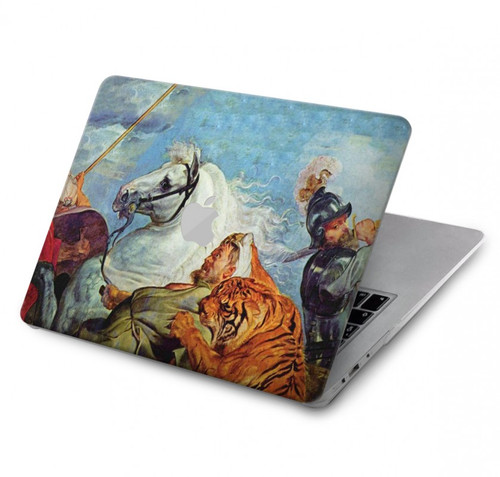 S3331 Peter Paul Rubens Tiger und Lowenjagd Hülle Schutzhülle Taschen für MacBook Air 13″ (2022,2025) - A2681, A3113, A3240