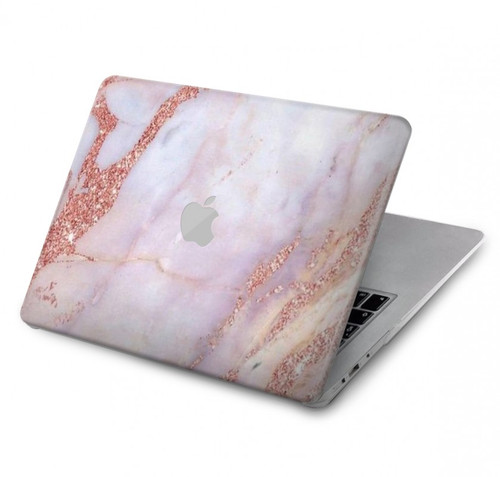 S3482 Soft Pink Marble Graphic Print Hülle Schutzhülle Taschen für MacBook Air 13″ (2022,2024) - A2681, A3113