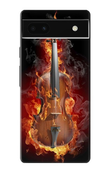 S0864 Fire Violin Hülle Schutzhülle Taschen für Google Pixel 6a
