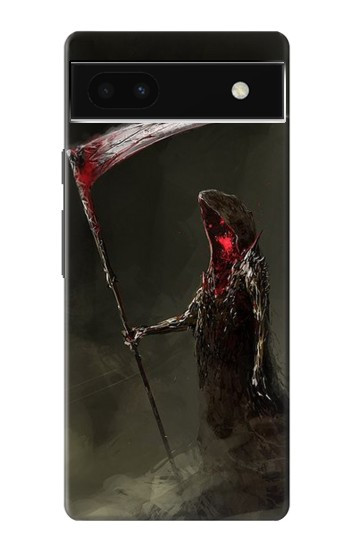 S1319 Grim Reaper Death Scythe Hülle Schutzhülle Taschen für Google Pixel 6a