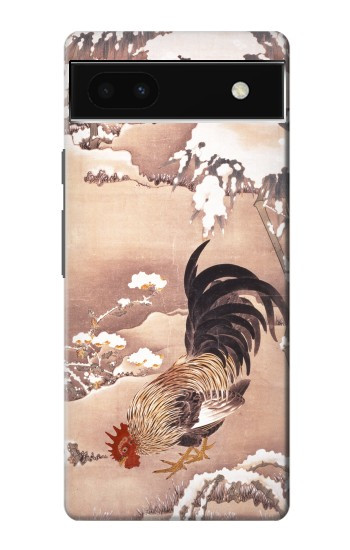 S1332 Ito Jakuchu Rooster Hülle Schutzhülle Taschen für Google Pixel 6a