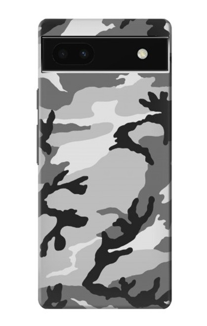 S1721 Snow Camouflage Graphic Printed Hülle Schutzhülle Taschen für Google Pixel 6a