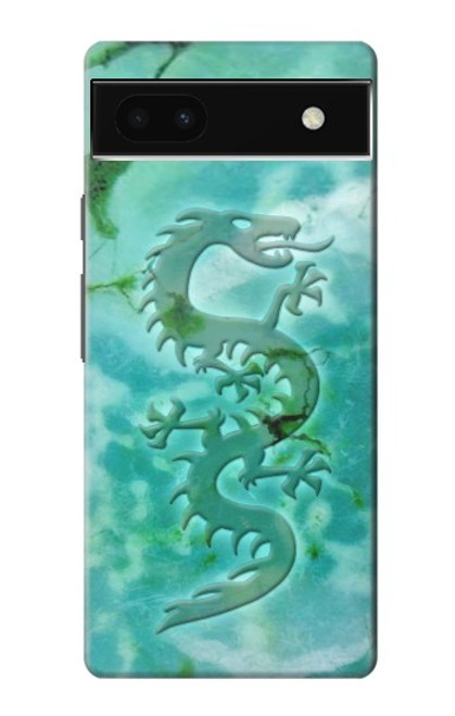 S2653 Dragon Green Turquoise Stone Graphic Hülle Schutzhülle Taschen für Google Pixel 6a