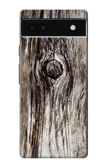 S2844 Old Wood Bark Graphic Hülle Schutzhülle Taschen für Google Pixel 6a