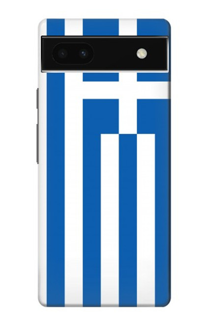 S3102 Flag of Greece Hülle Schutzhülle Taschen für Google Pixel 6a