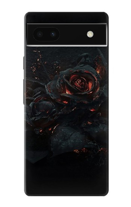 S3672 Burned Rose Hülle Schutzhülle Taschen für Google Pixel 6a